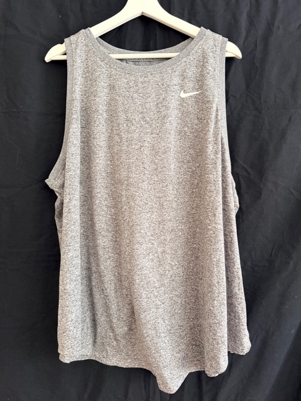 Nike Gray Heather Performance Muscle Tank